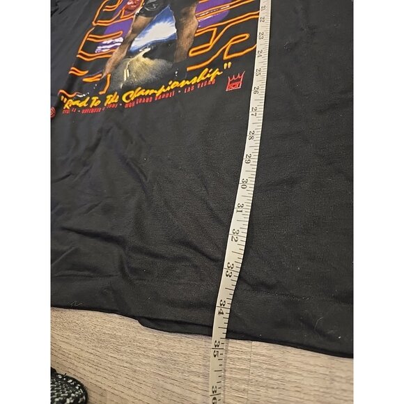 Deadstock 90s mike tyson mathis boxing t-shirt 1995 MGM Tags Las Vegas 3XL Rare - Picture 8 of 9